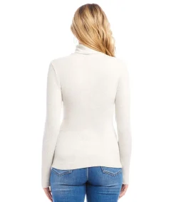 Ribbed Turtleneck Top