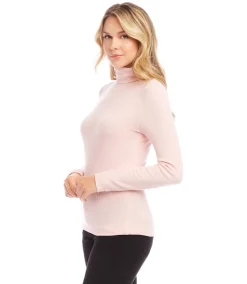 Ribbed Turtleneck Top
