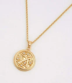 Sagittarius Coin Necklace