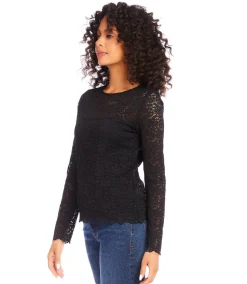 Scalloped Lace Top