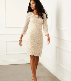 Scoop Neck Lace Dress