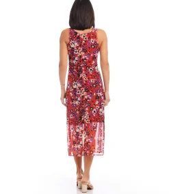 Scoop Neck Midi Dress