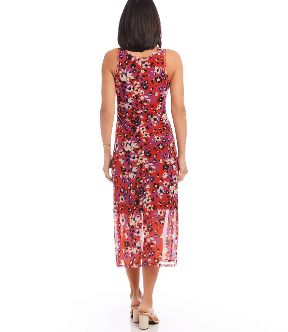 Scoop Neck Midi Dress