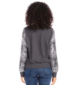 Sequin Sleeve Top
