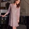 Sequin Swing Dress
