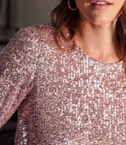 Sequin Swing Dress