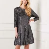 Sequin Swing Dress
