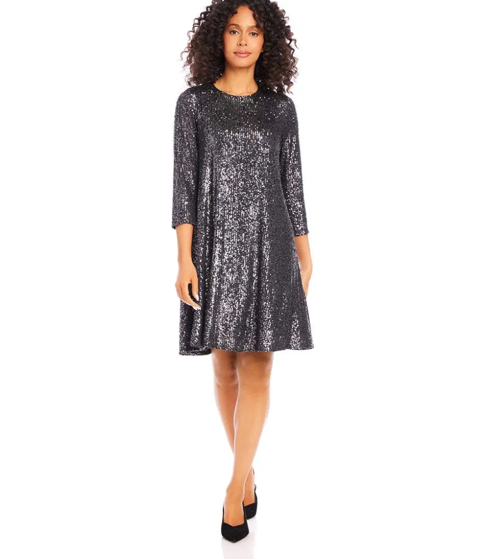 Sequin Swing Dress