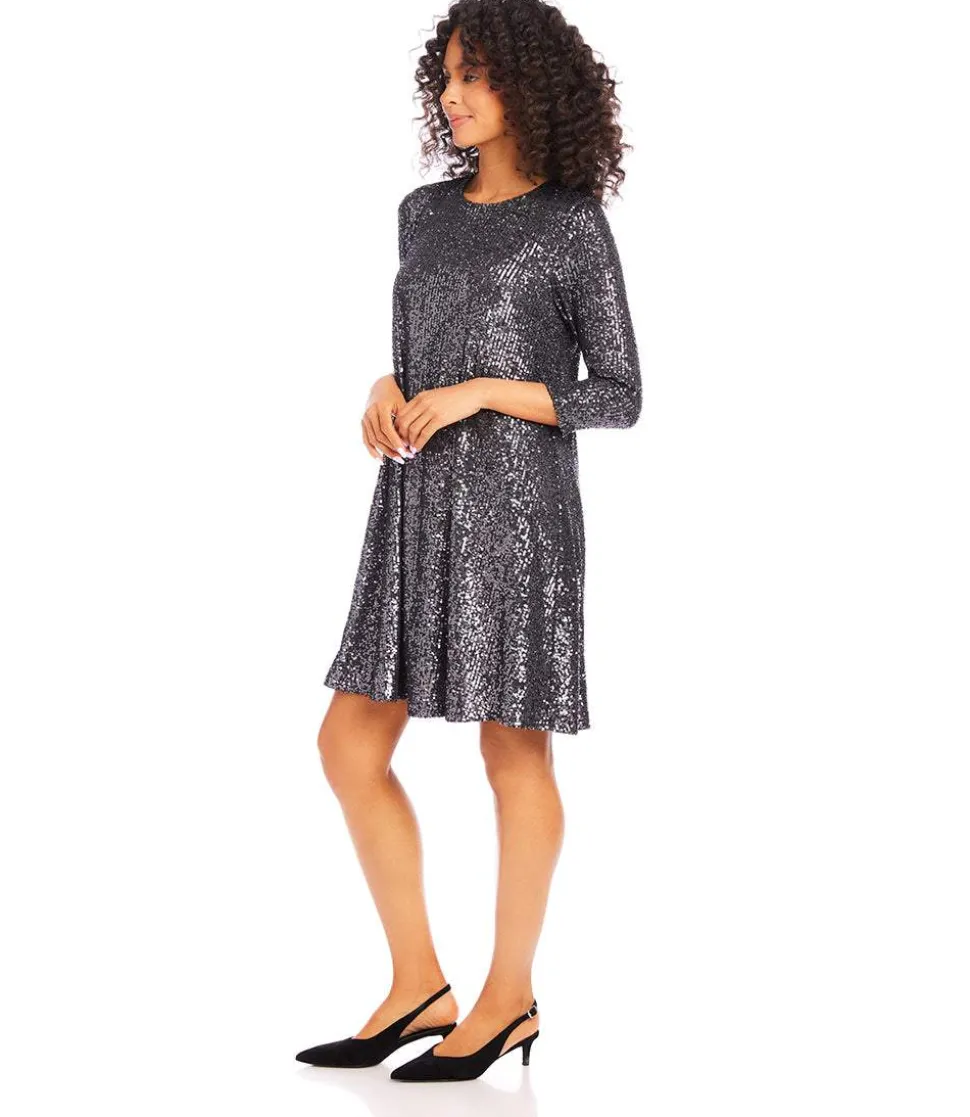 Sequin Swing Dress