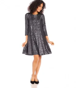 Sequin Swing Dress