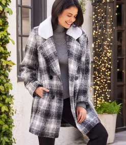 Shearling Collar Coat