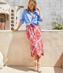 Side Slit Midi Dress