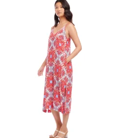 Side Slit Midi Dress