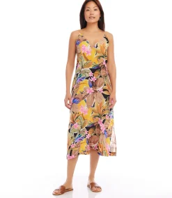 Side Slit Midi Dress