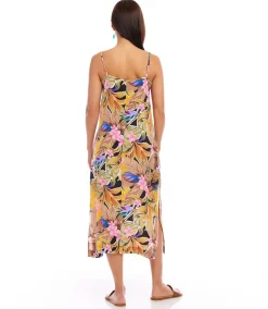 Side Slit Midi Dress