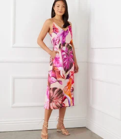 Side Slit Midi Dress