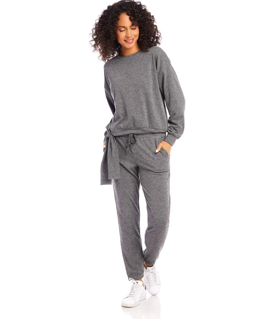 Side Tie Sweatshirt