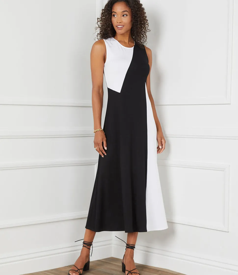 Sleeveless Colorblock Dress