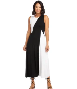 Sleeveless Colorblock Dress