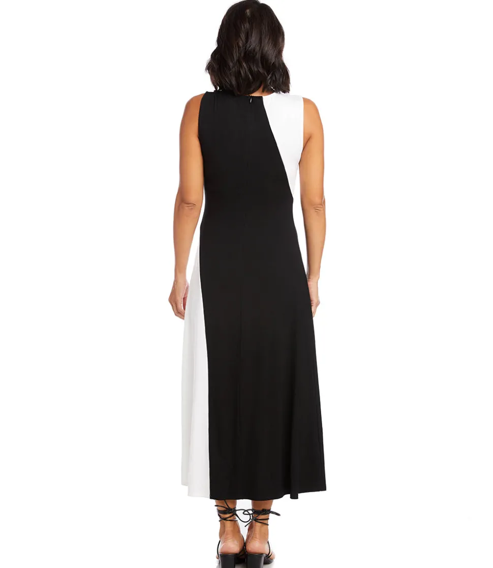 Sleeveless Colorblock Dress