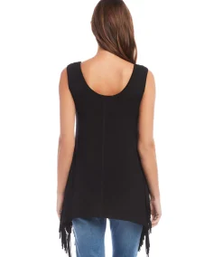 Sleeveless Fringe Top