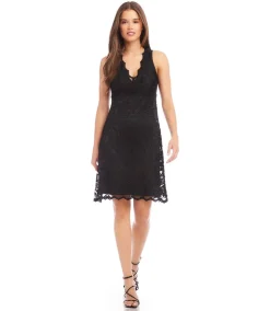 Sleeveless Lace Dress