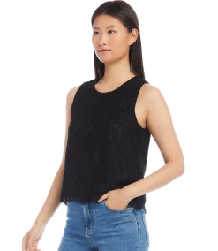 Sleeveless Lace Top