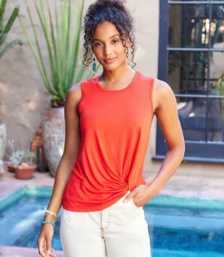 Sleeveless Pick Up Top