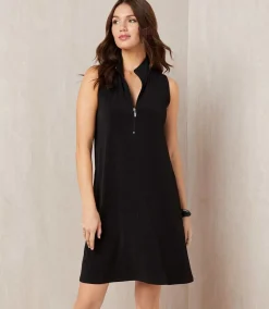 Sleeveless Zip-Up Travel Dress