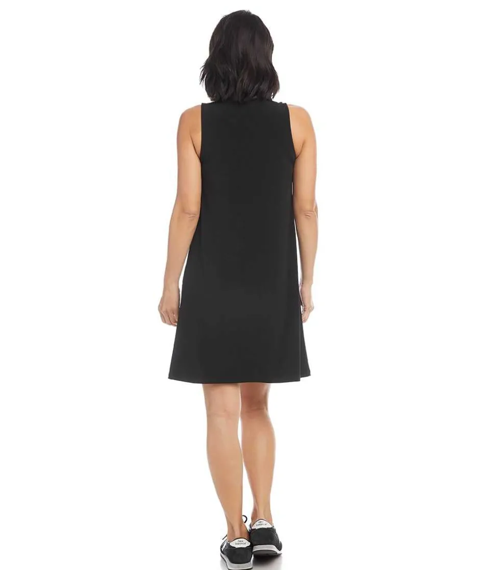 Sleeveless Zip-Up Travel Dress