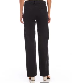 Slim Wide Leg Jeans