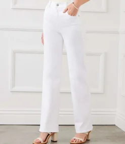 Slim Wide Leg Jeans