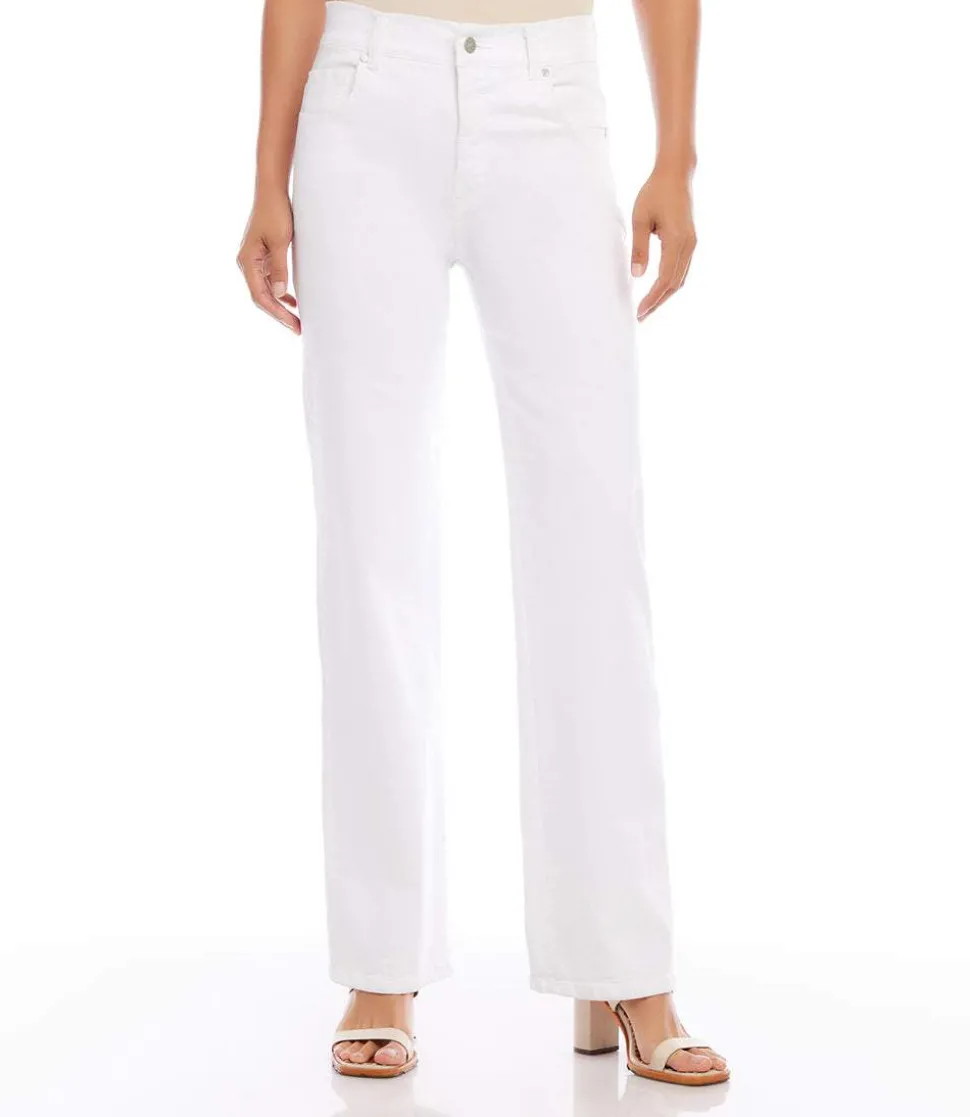 Slim Wide Leg Jeans