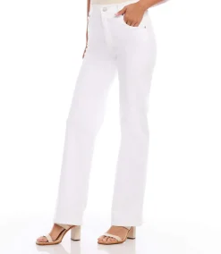 Slim Wide Leg Jeans