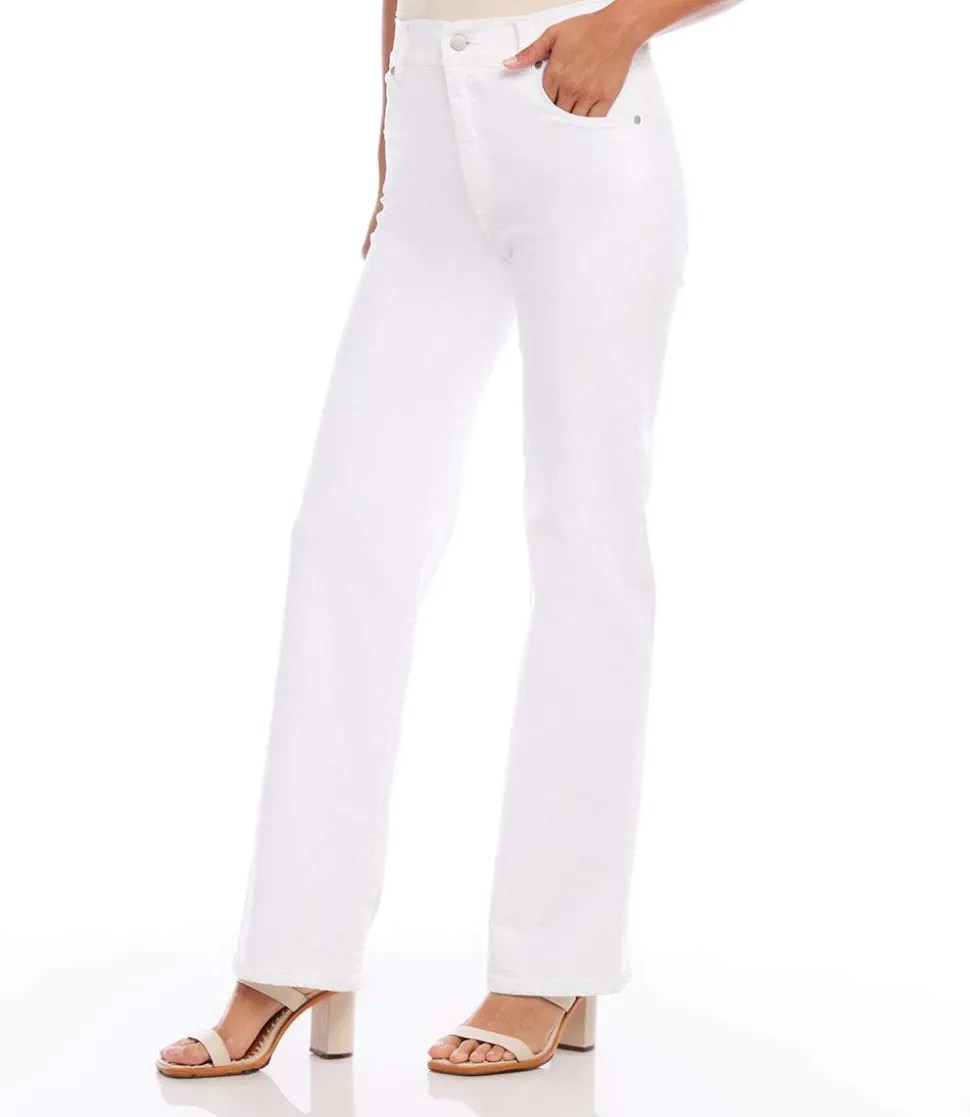 Slim Wide Leg Jeans