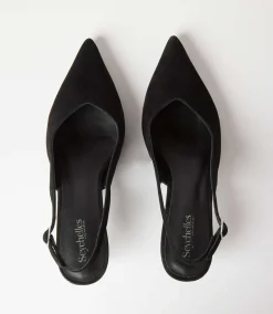 Slingback Stacked High Heels