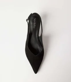 Slingback Stacked High Heels