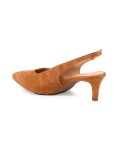 Slingback Stacked High Heels