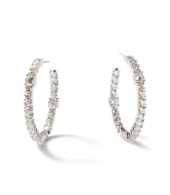 Sparkling Hoop Earrings