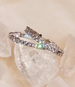 Sparkling Hoop Earrings