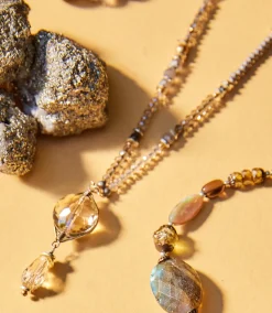 Sterling Silver Crystal Necklace