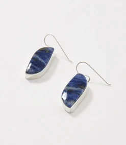 Sterling Silver Sodalite Earrings