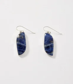 Sterling Silver Sodalite Earrings