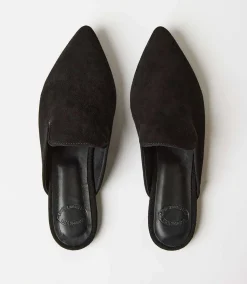 Suede Leather Mules