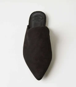 Suede Leather Mules