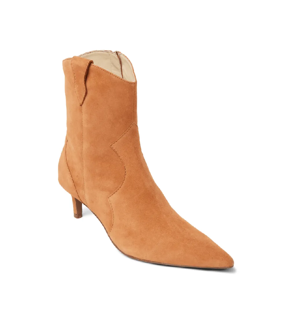 Suede Stiletto Ankle Boots