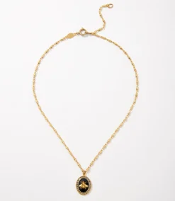 Swarovski® Crystal Bee Charm Necklace