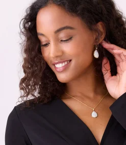 Swarovski® Pavé Crystal Teardrop Earrings