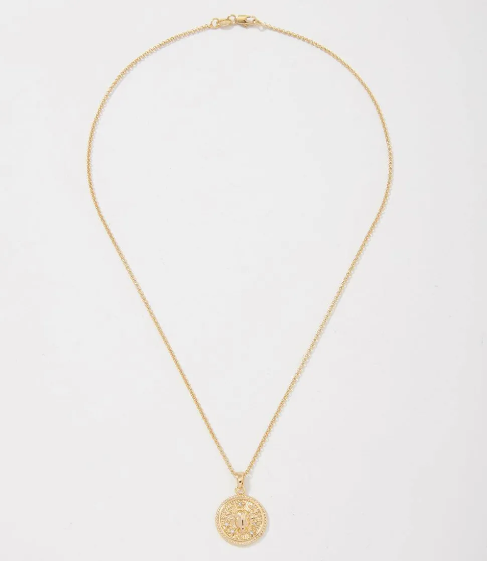 Taurus Coin Necklace