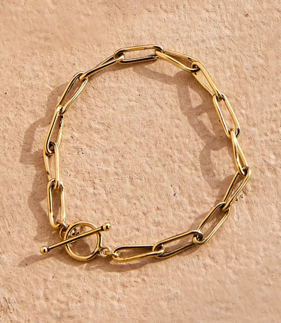 Thin Gold Chain Bracelet